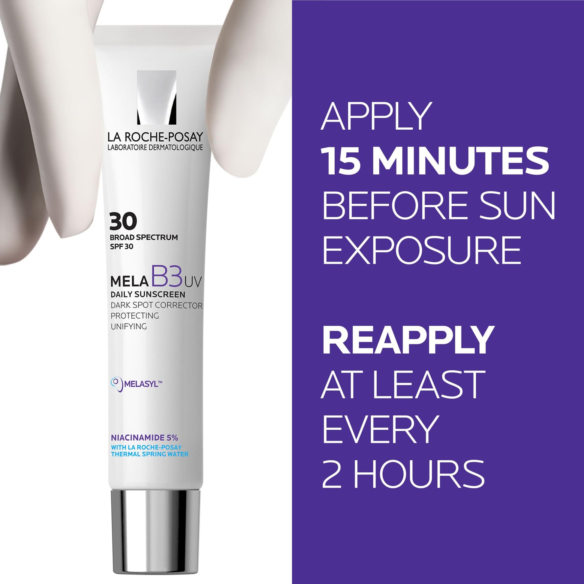 La Roche-Posay Mela B3 skincare product lifestyle shot