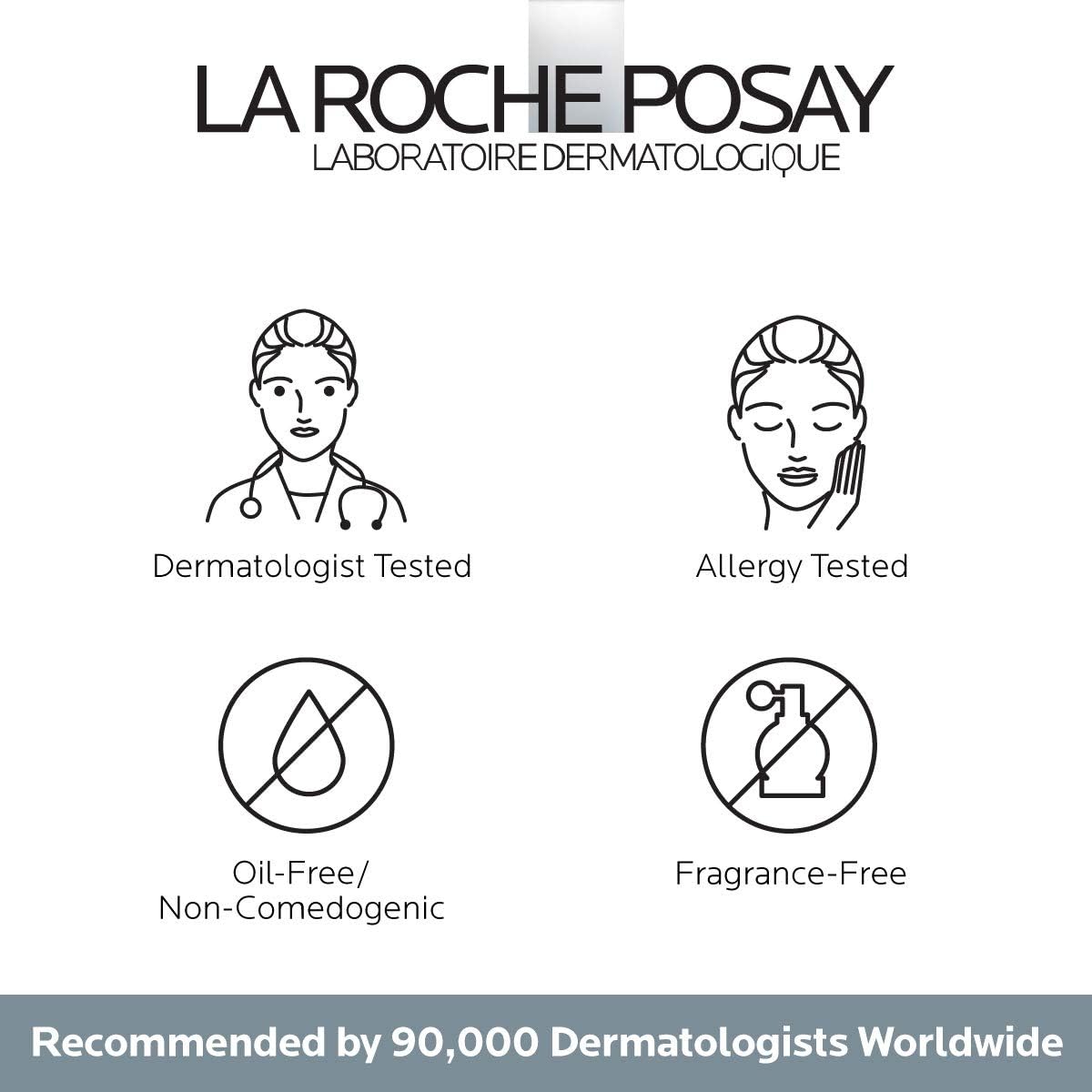 La Roche-Posay Pigmentclar Eyes formulation texture on a white background
