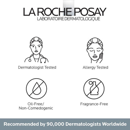 La Roche-Posay Pigmentclar Eyes formulation texture on a white background