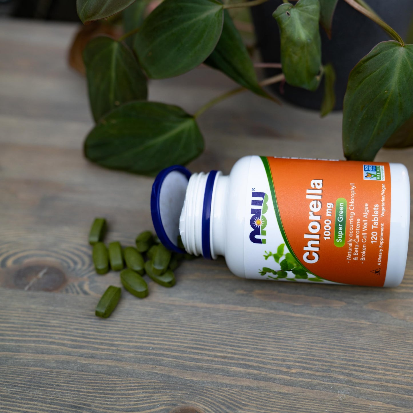 Now Foods Chlorella broken cell wall certification details