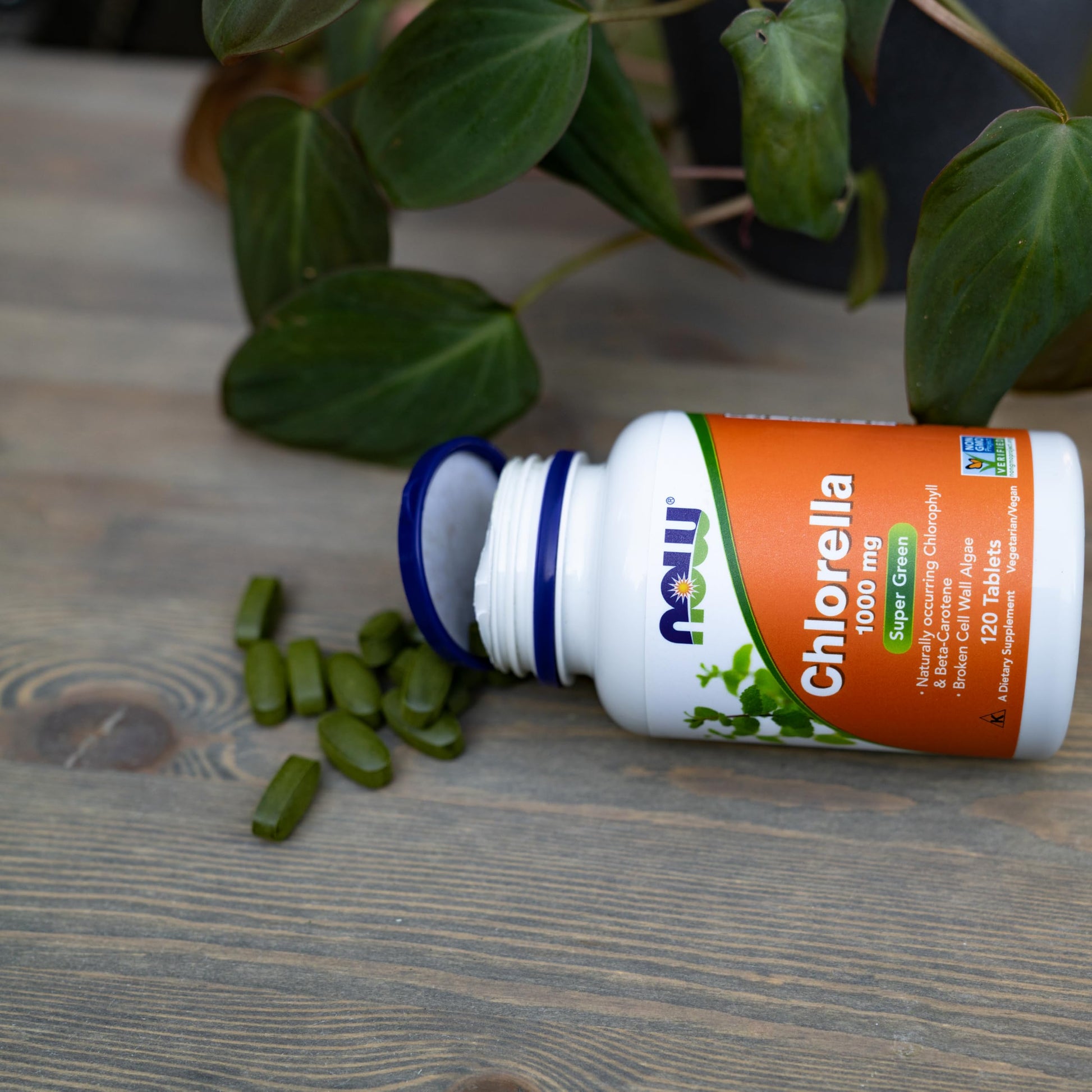 Now Foods Chlorella broken cell wall certification details