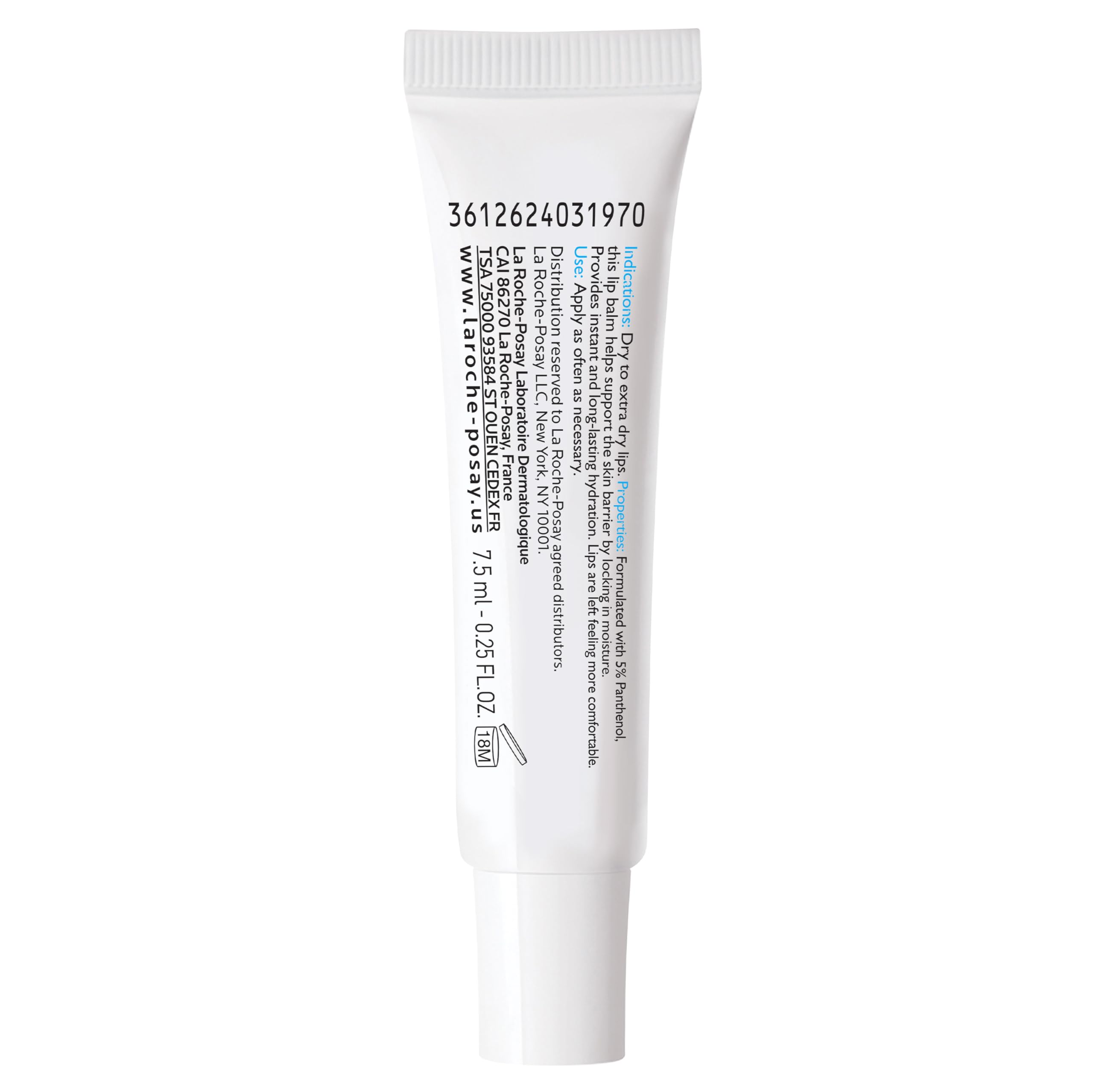 La Roche-Posay lip balm texture demonstration