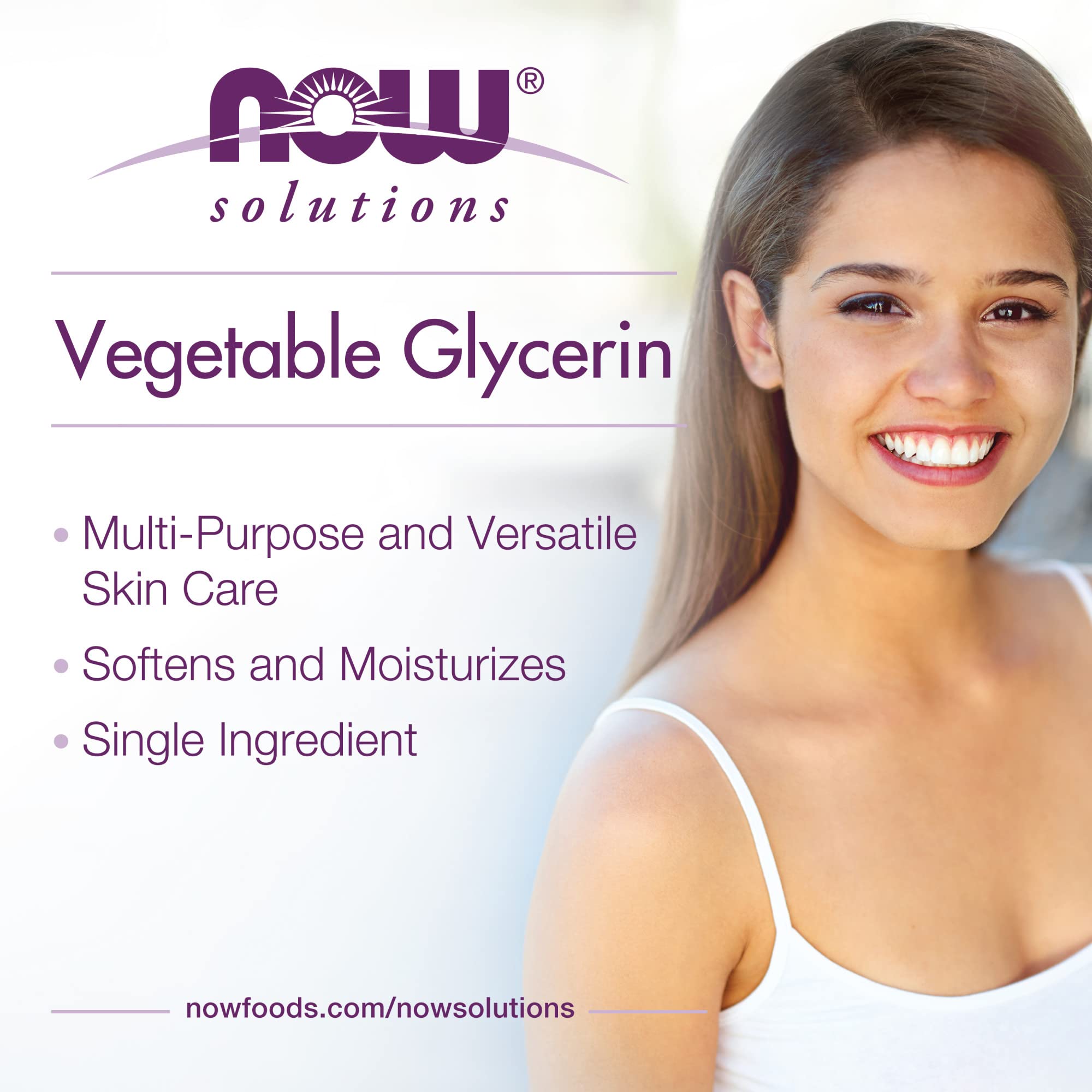 Non-GMO plant-based vegetable glycerin oil container displaying vegan and cruelty-free seals