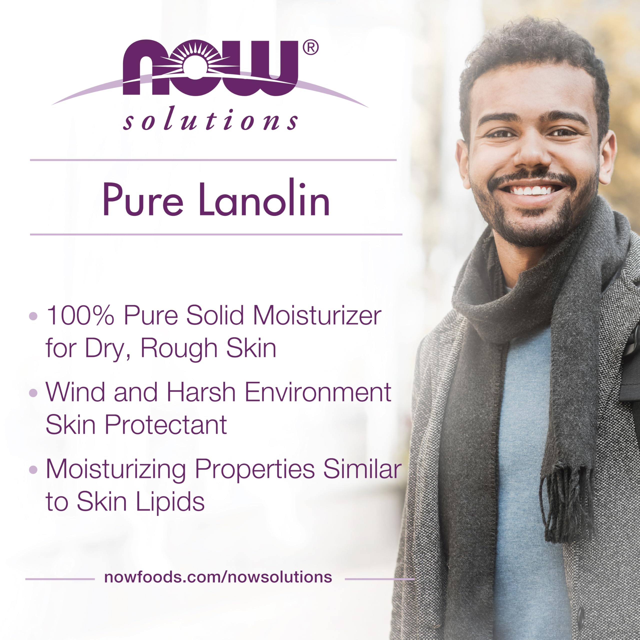 Natural sheep wool derived lanolin cream for windburn and harsh environment skin protection