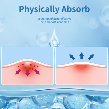 Daolyo skincare patches showing waterproof and strong adhesion properties.