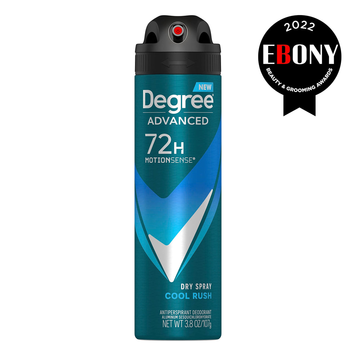 Degree Cool Rush 3.8 ounce spray nozzle close-up