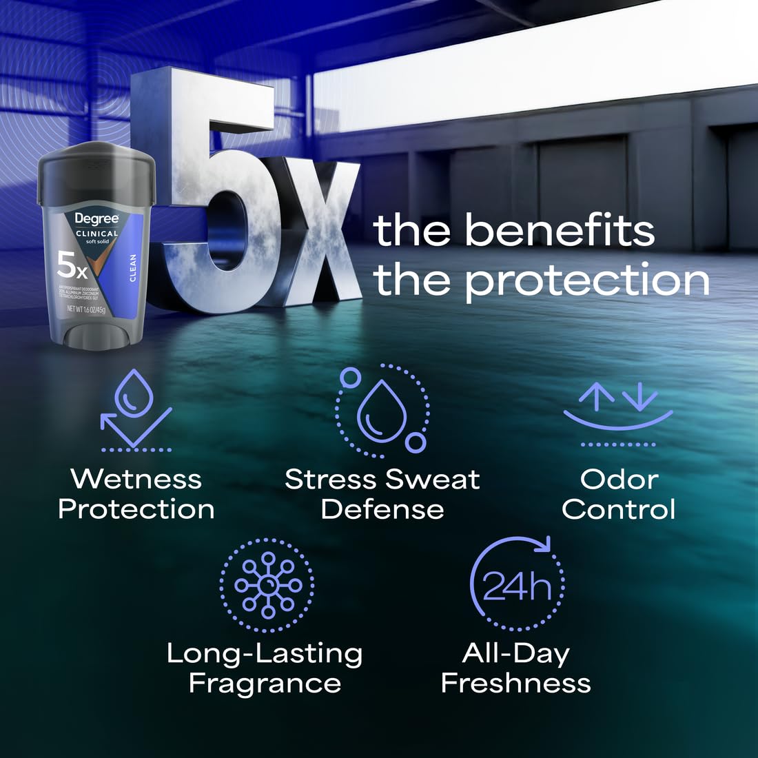 Degree Men MotionSense technology antiperspirant stick for active lifestyle grooming