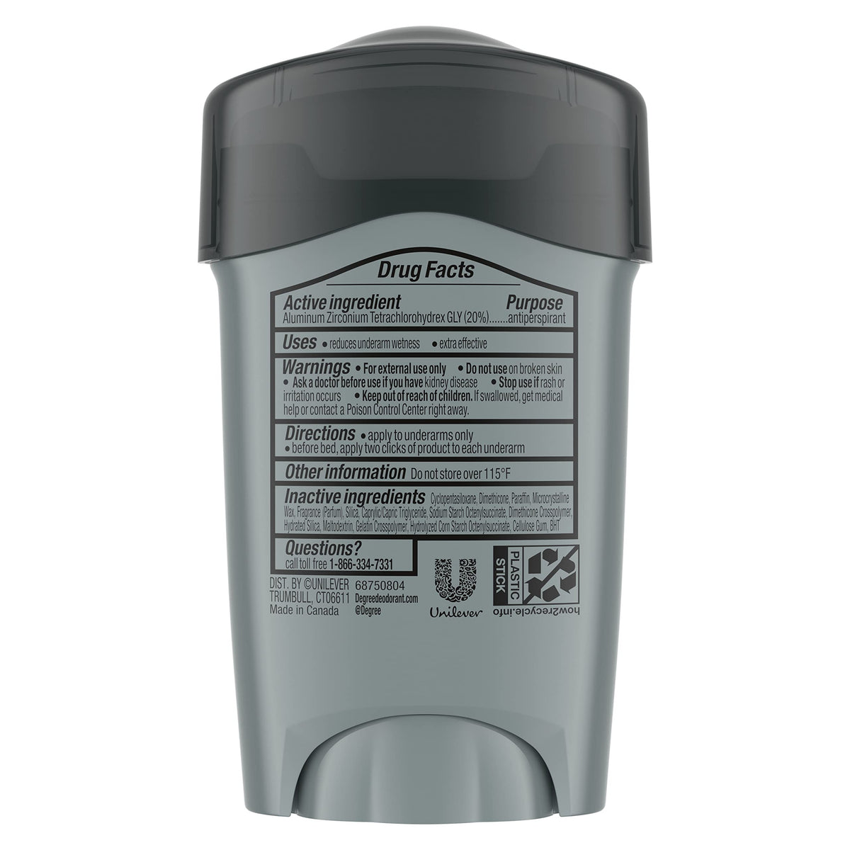 Degree clean scent antiperspirant soft solid texture preview