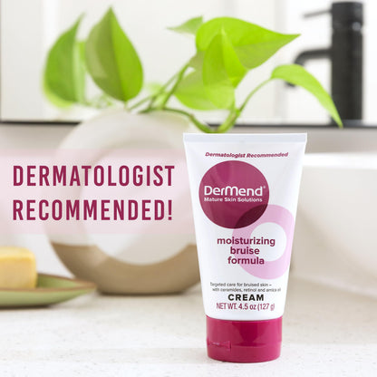 DerMend anti aging skin repair moisturizer for easy bruising on arms and legs