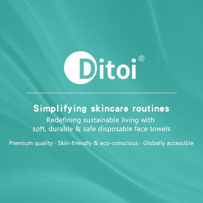 USA imported disposable face wipes stack for vanity display