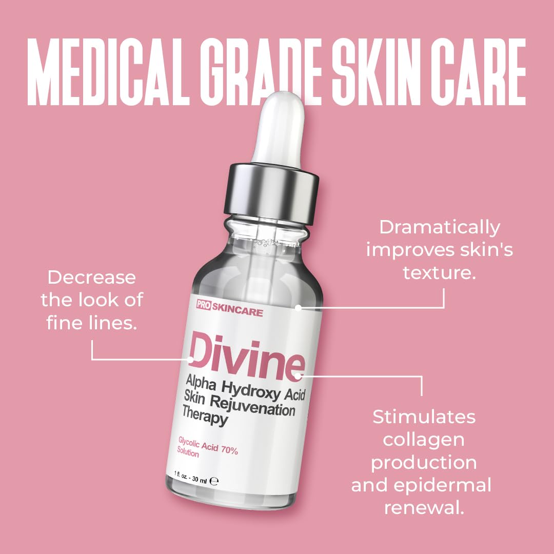 Divine Derriere glycolic acid 70 percent liquid exfoliant texture close up