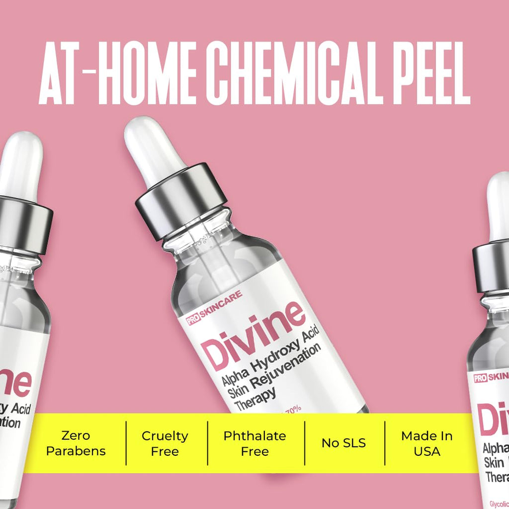 Divine Derriere chemical peel product packaging design