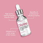 Divine Derriere alpha hydroxy acid solution bottle label