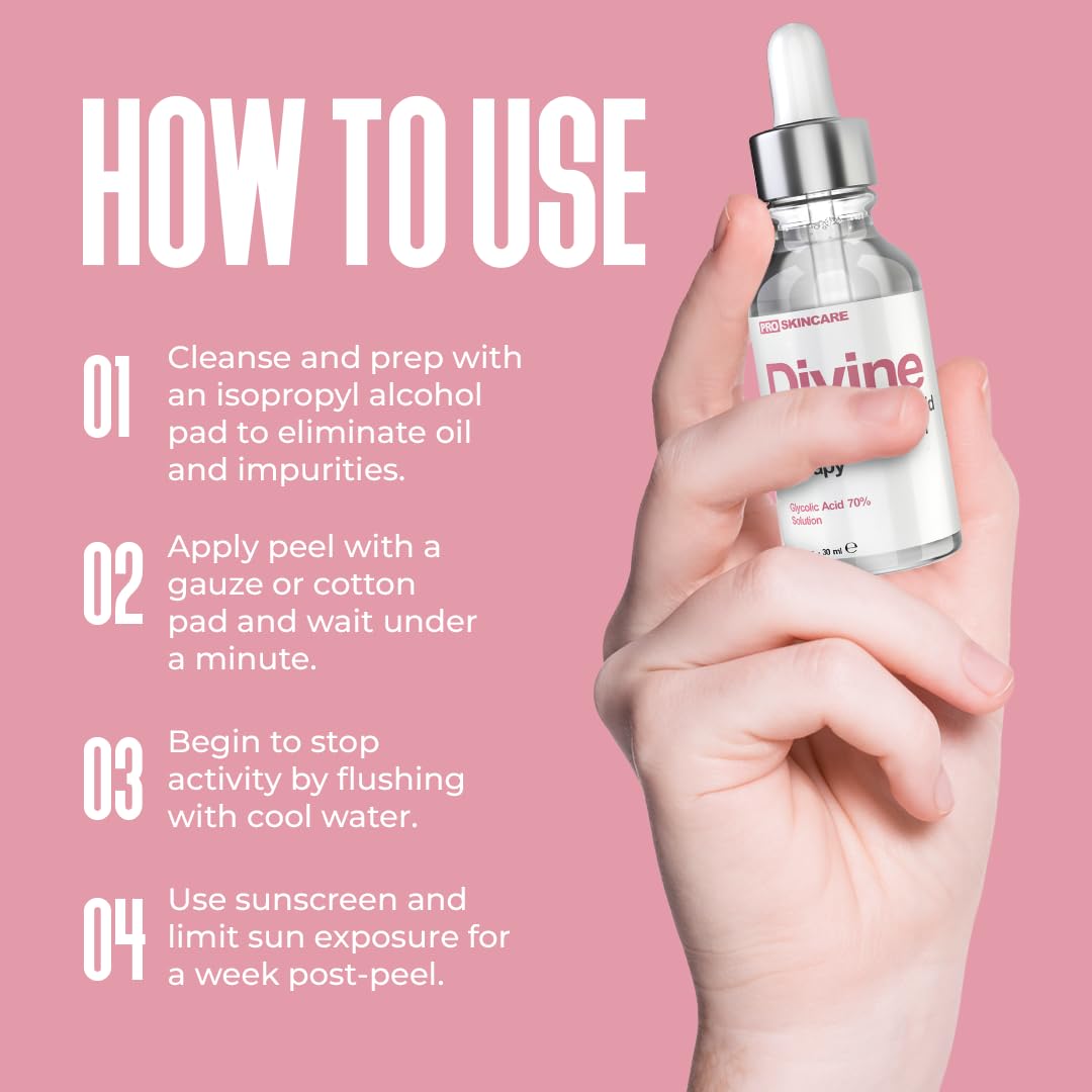 Divine Derriere professional facial peel complete set view