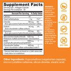 Doctor's Best vegan formula ingredients and nutritional panel view