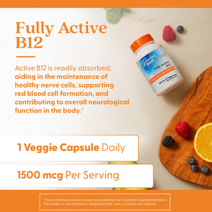 Doctor's Best 60 vegetarian capsules packaging highlighting energy memory and mood