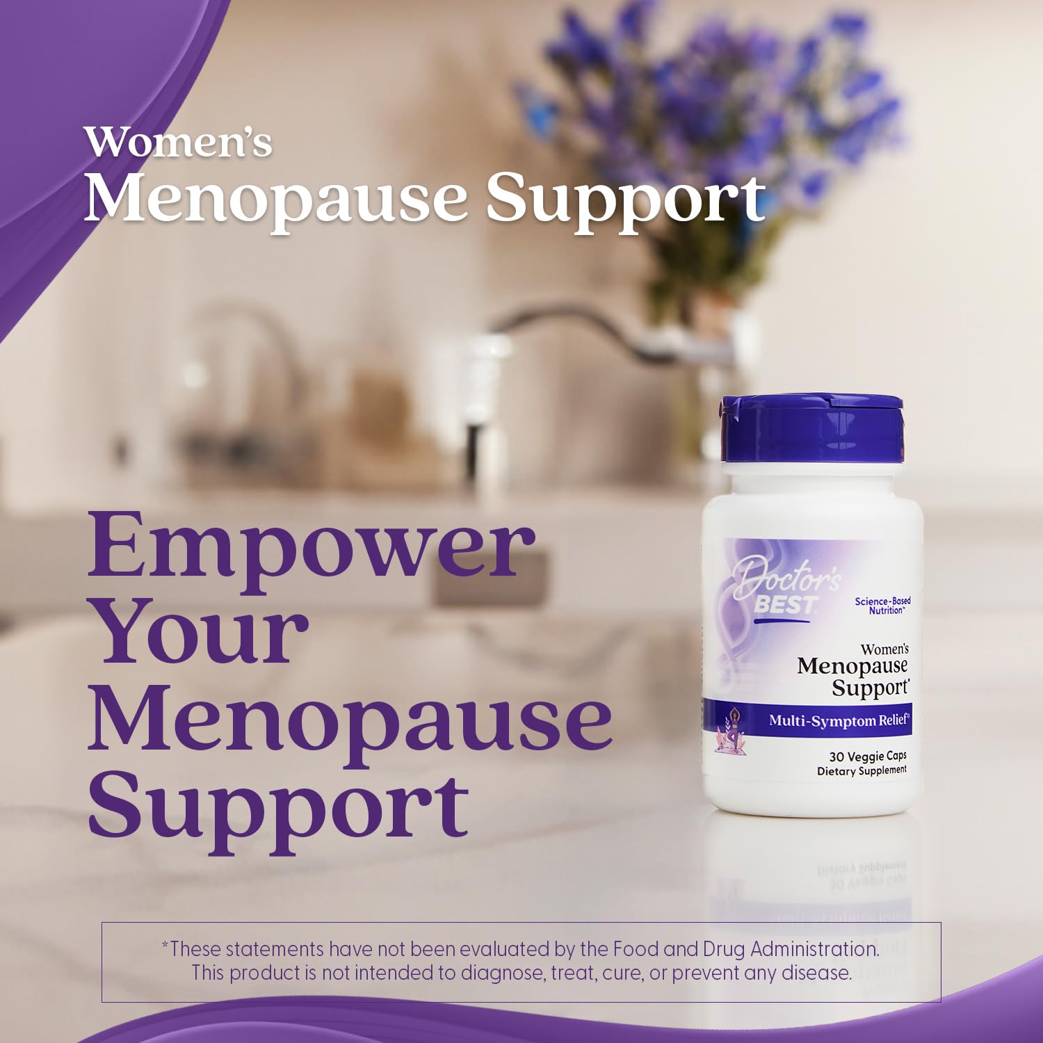 Natural soy isoflavone supplement for women