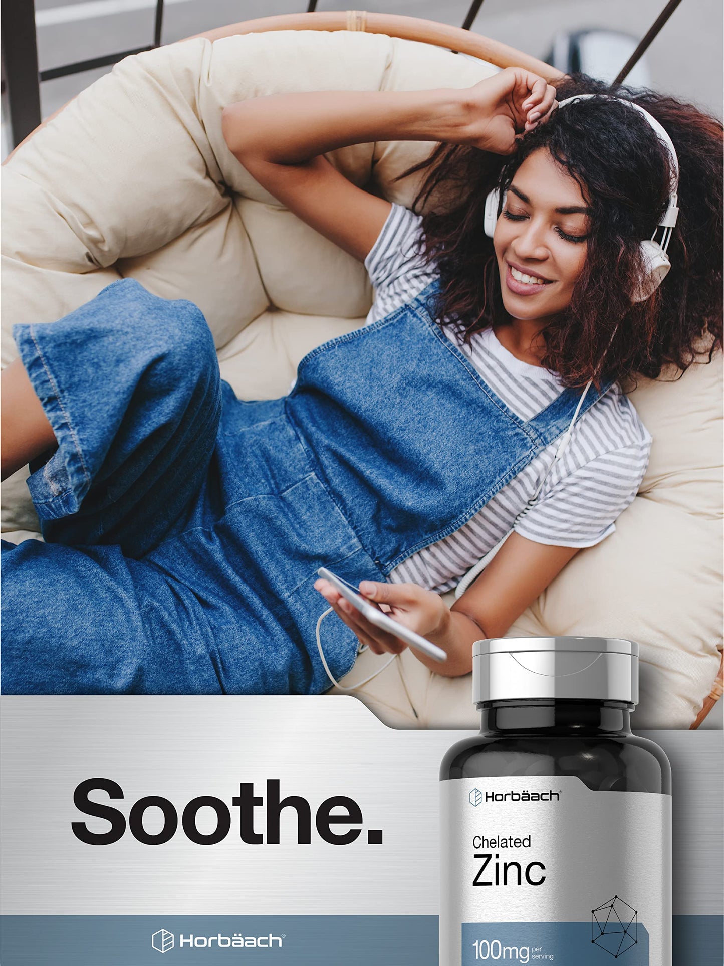 Side view of the chelated zinc formula detailing amino acid bonding features