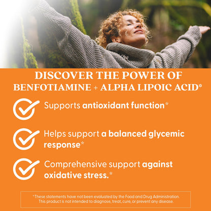 Doctor's Best Alpha-Lipoic Acid and Benfotiamine ingredient details