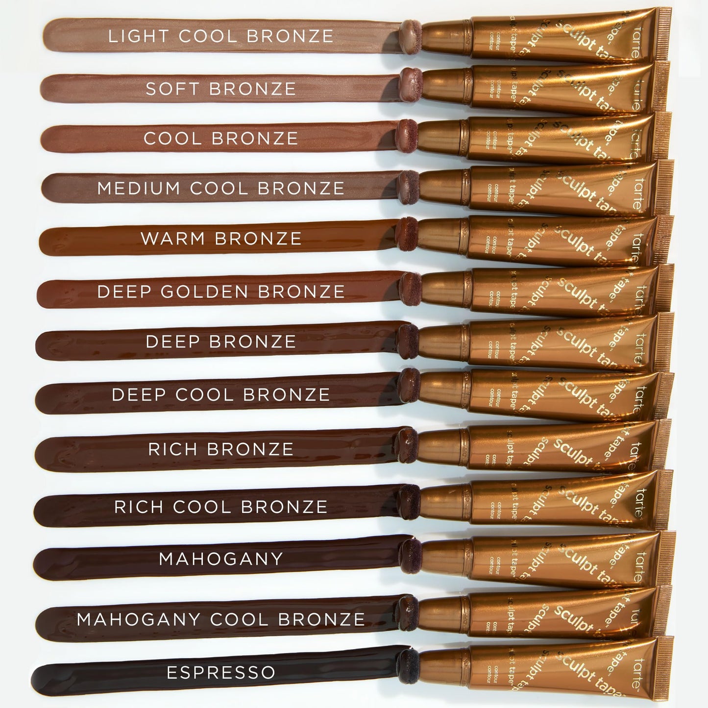 Tarte Sculpt Tape cream bronzer swatch in shade Cool Bronze