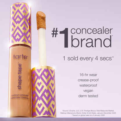 USA imported Tarte cosmetics shape tape full coverage makeup product for dark circles and fine lines.