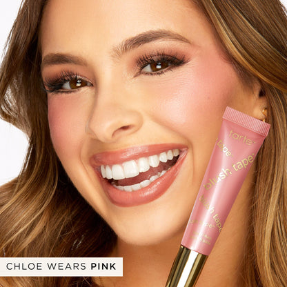 Authentic USA imported Tarte liquid blush packaging showing ingredients list.
