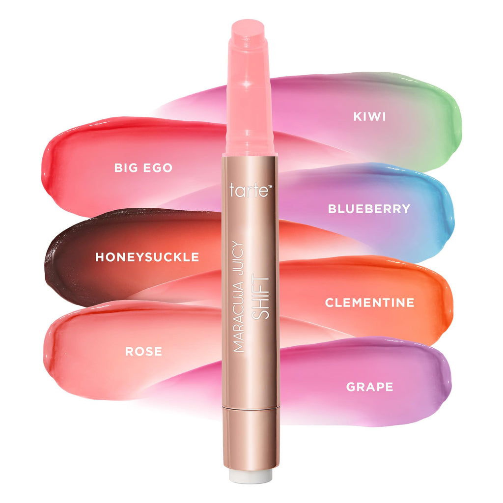 Tarte Maracuja Juicy Shift open applicator tip showing formula