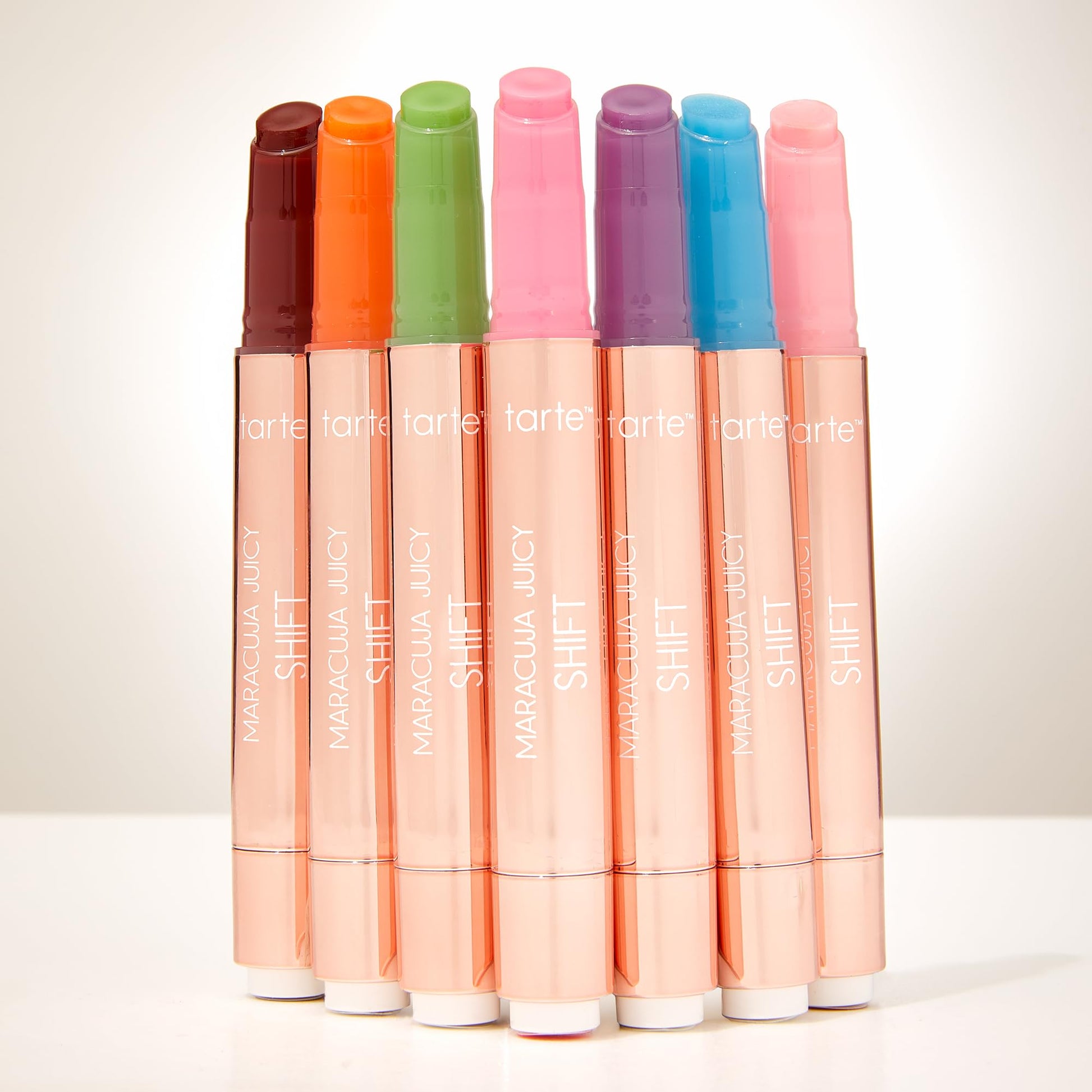 Open tube of Tarte Maracuja Juicy Lip & Cheek Shift