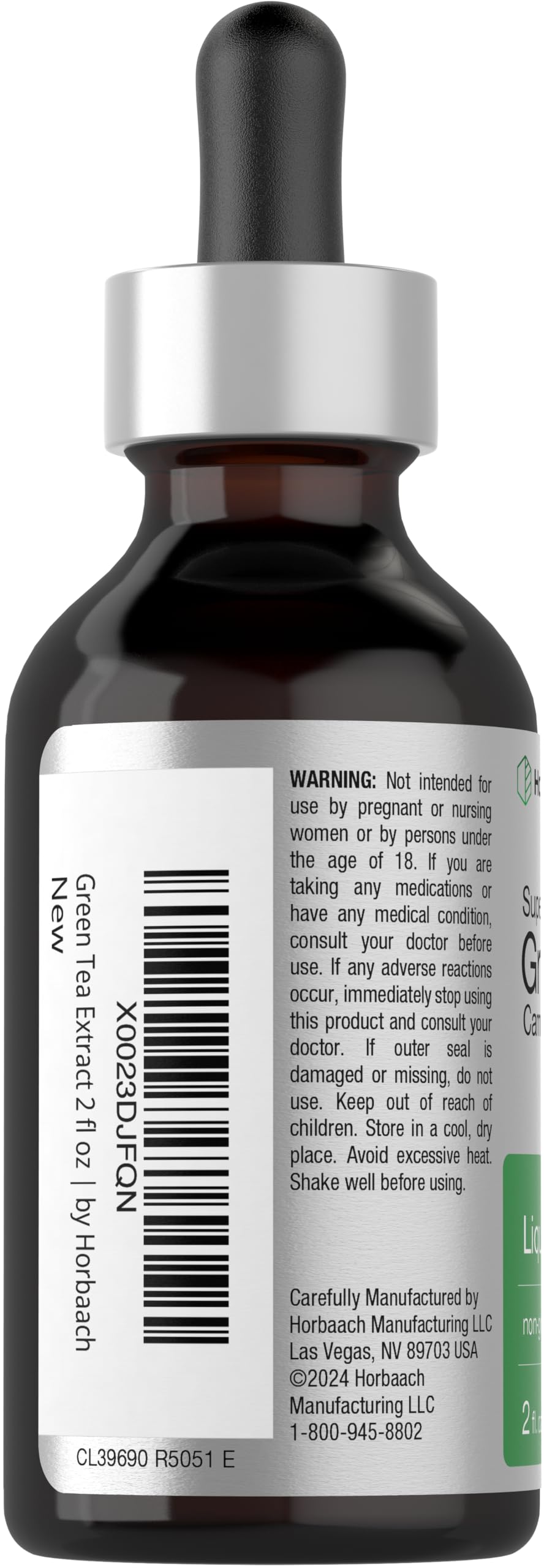 Horbaach liquid herbal extract 2 fluid ounce bottle
