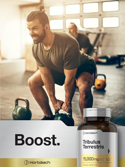 Horbaach Tribulus Terrestris authentic USA imported dietary supplement bottle
