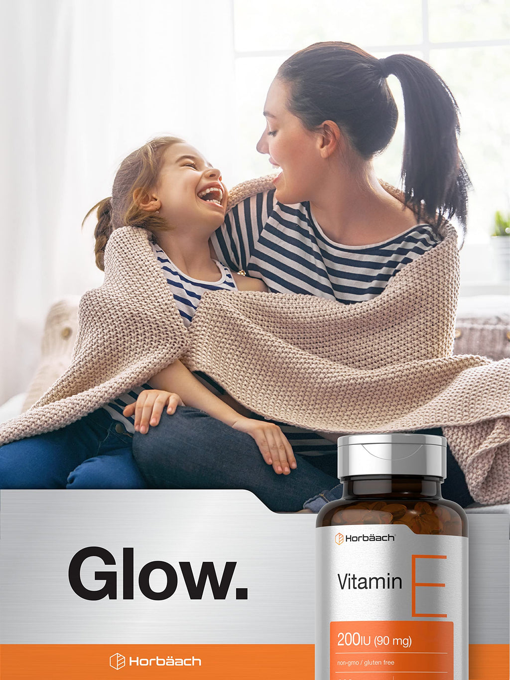 Horbäach Vitamin E non-GMO gluten-free seal highlight