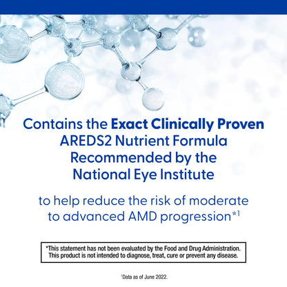 Side view of Bausch And Lomb PreserVision 60 mini softgels bottle