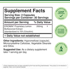 Double Wood Supplements GLP-1 Support supplement facts label