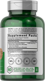 Horbaach Valerian Root high potency supplement label detailing herbal extract ingredients