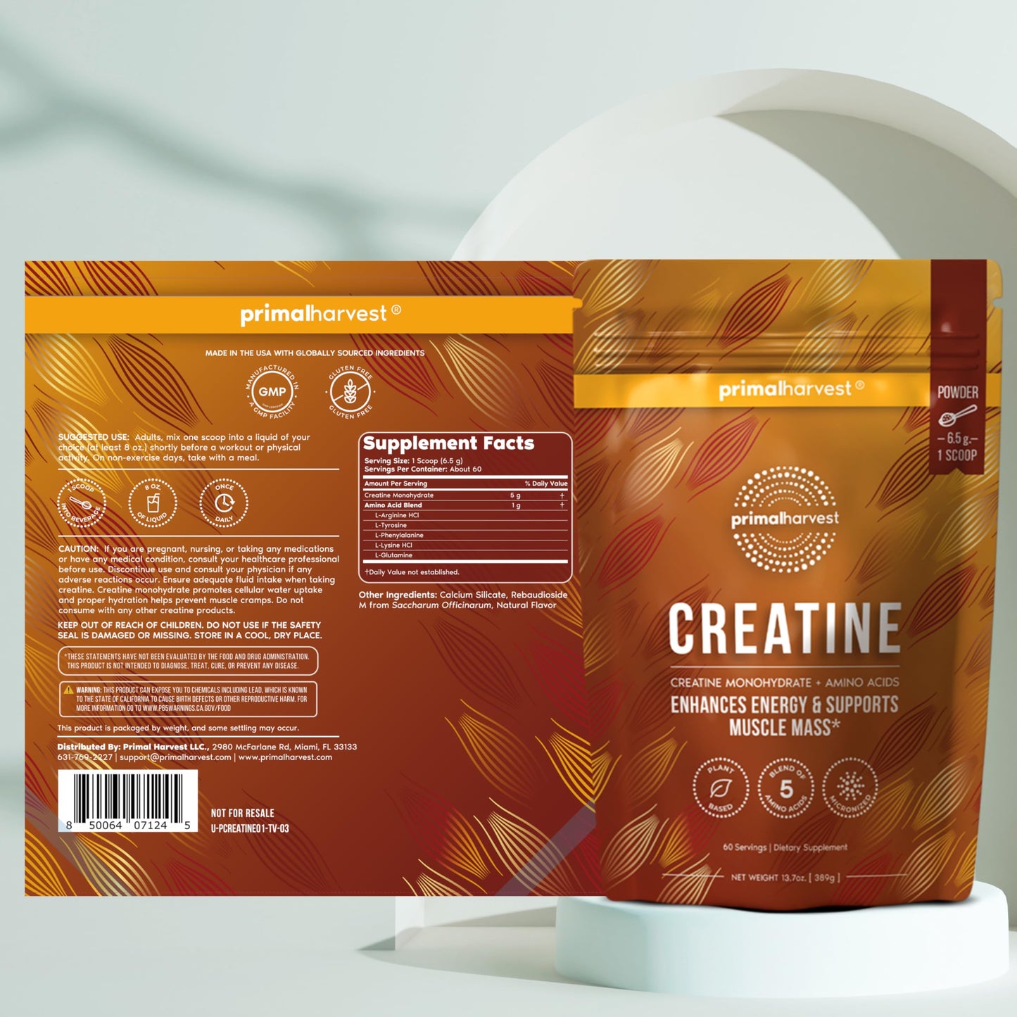 Athletes using Primal Harvest Creatine for fitness