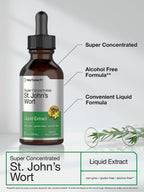 HorbÃ¤ach St Johns Wort Two Fluid Ounce vegetarian supplement dropper detail