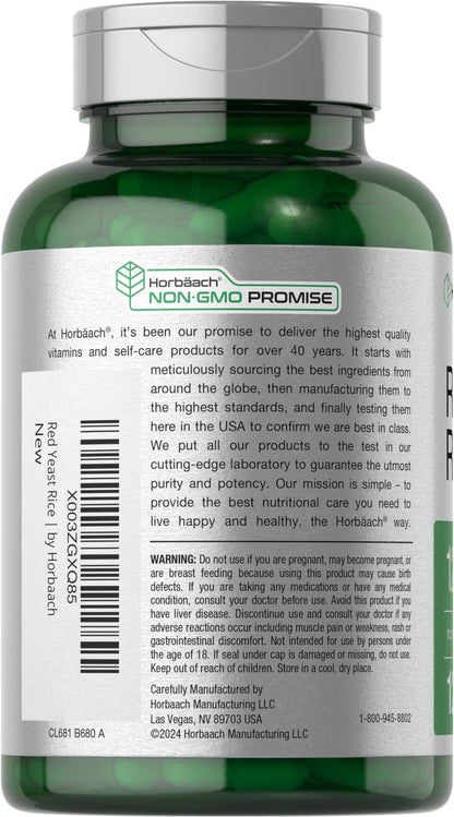 HorbÃ¤ach Red Yeast Rice quick release capsules