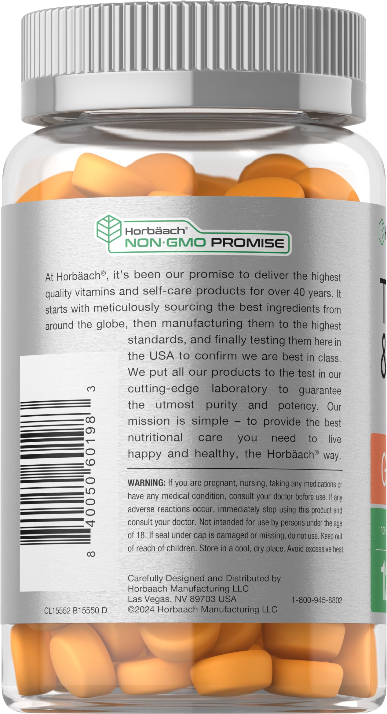 Back label view of authentic USA imported antioxidant supplement highlighting dosage instructions