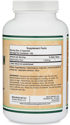 Double Wood Supplements natural marshmallow root herbal capsules