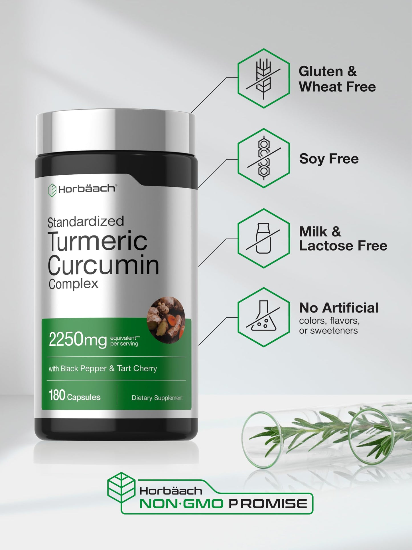 HorbÃ¤ach turmeric curcumin with tart cherry and olive leaf extract ingredients view