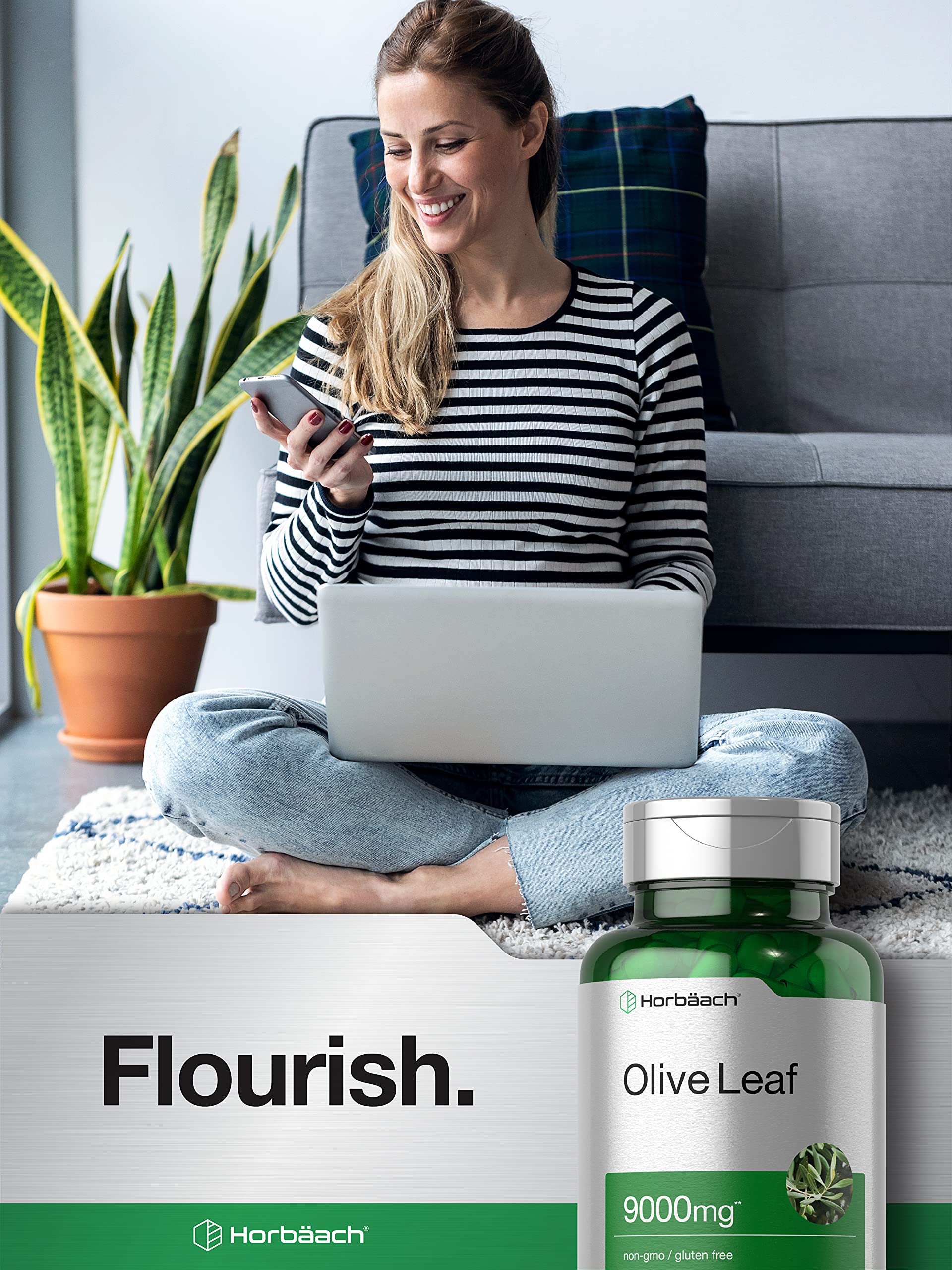 HorbÃ¤ach Olive Leaf Extract super strength formula premium imported herbal supplement details