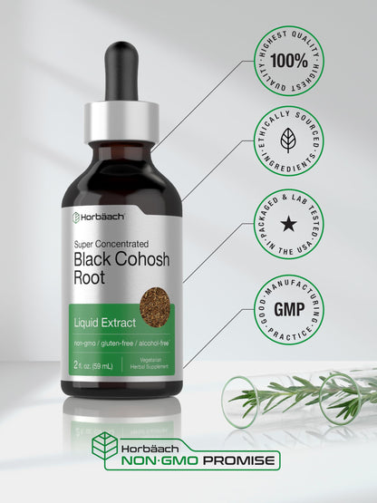HorbÃ¤ach Black Cohosh Root Tincture bottle size and volume