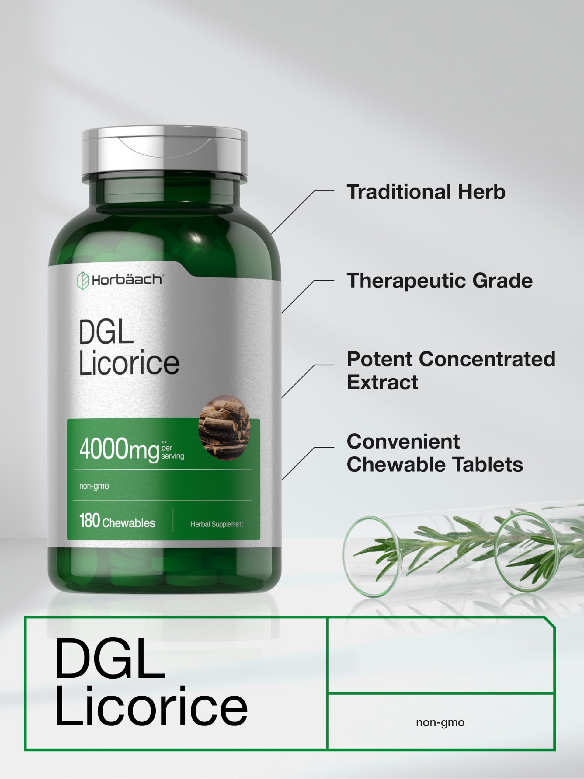 Horbäach DGL Licorice chewable tablets nutritional facts