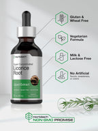 Close up of Horbaach Licorice Root Extract bottle cap