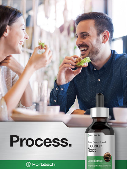 Horbaach vegetarian liquid supplement bottle in lifestyle setting