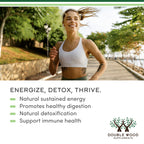 Vegan safe non GMO liquid chlorophyll supplement for natural body detoxification