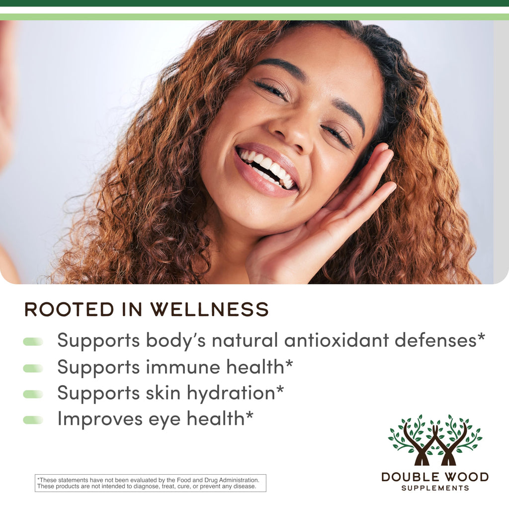 Double Wood Supplements AstaReal astaxanthin nutrition facts panel
