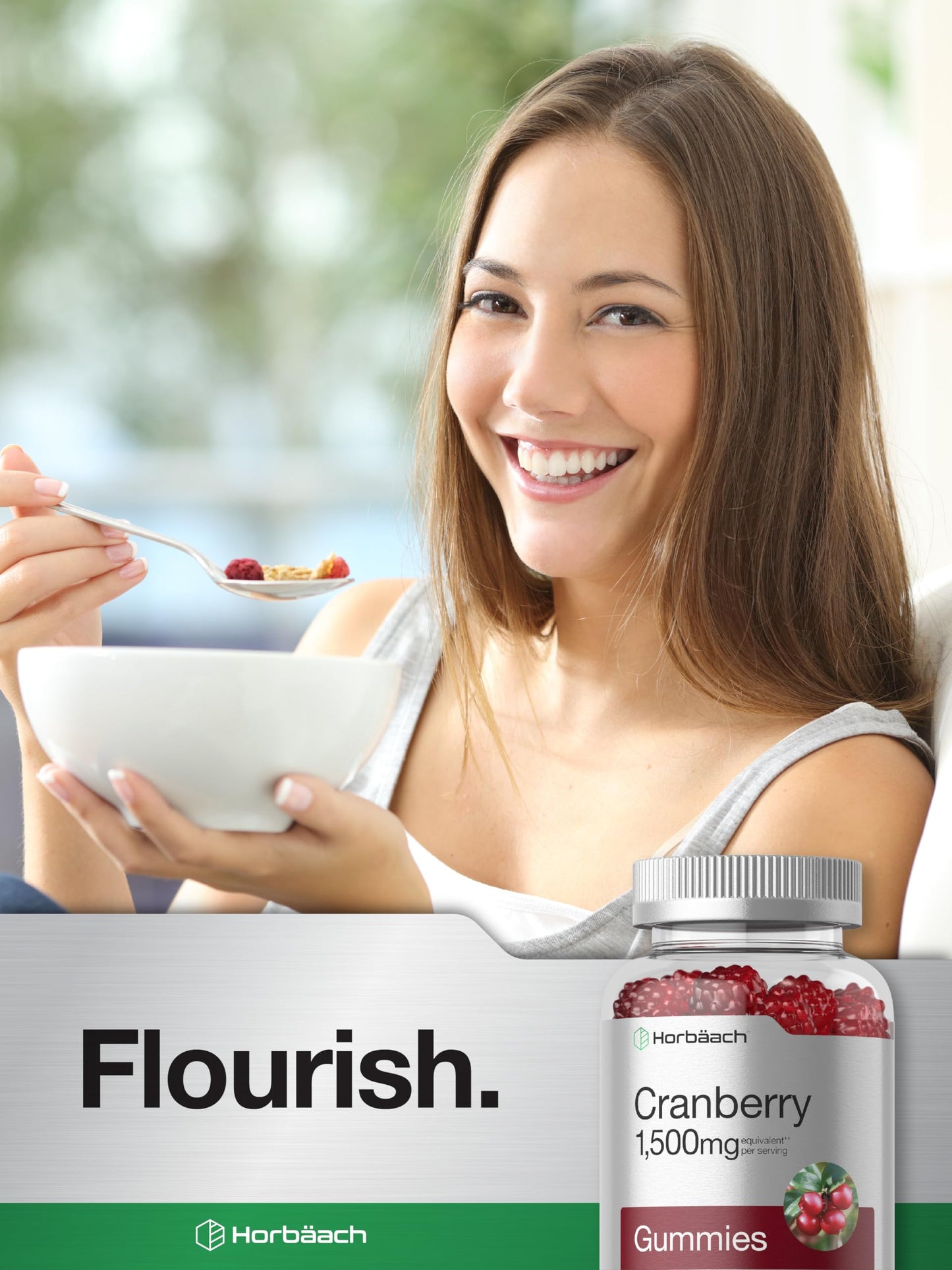 Horbaach Cranberry gluten free supplement top cap
