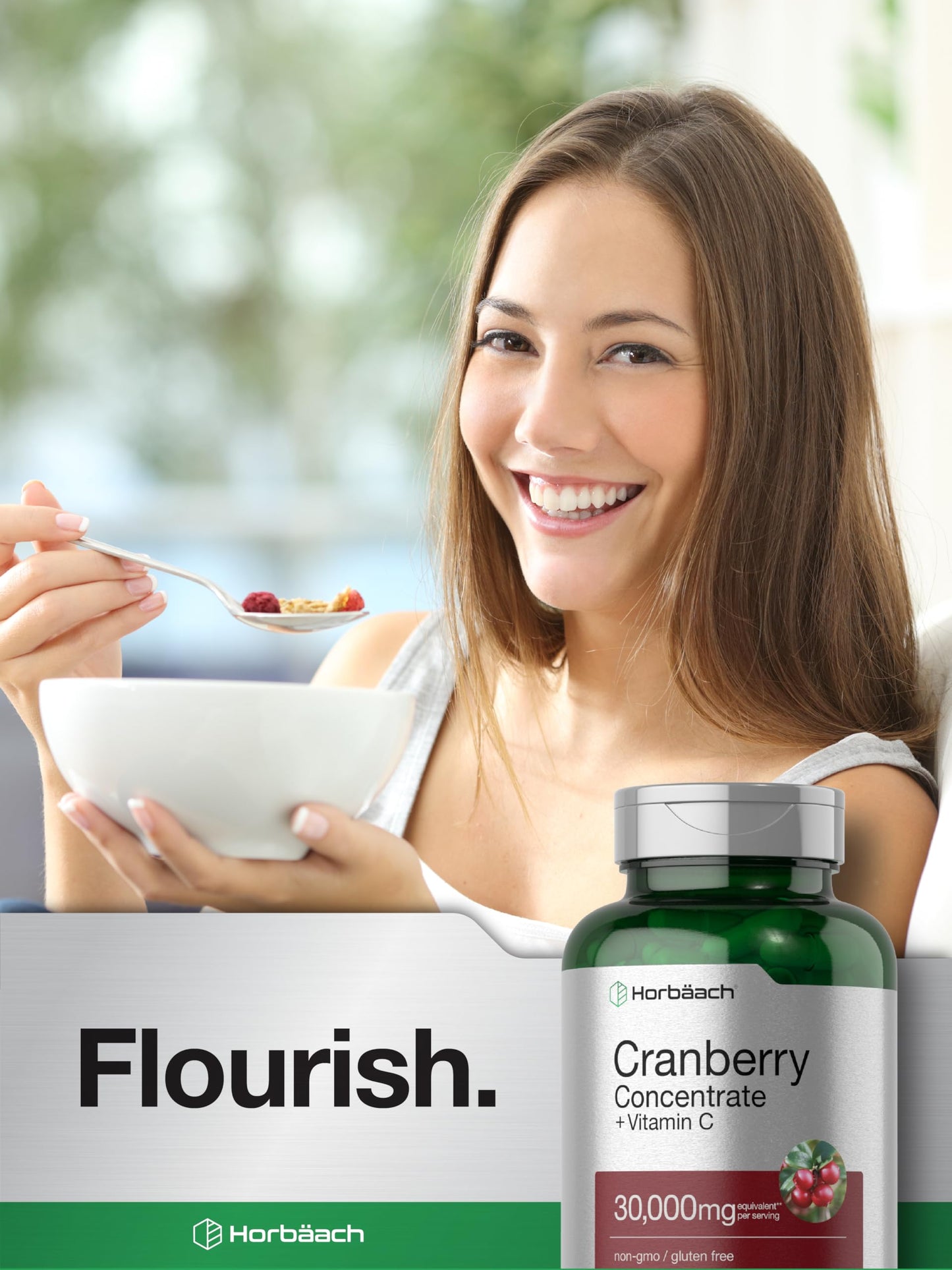 Authentic Horbaach Cranberry with Vitamin C quick release capsules