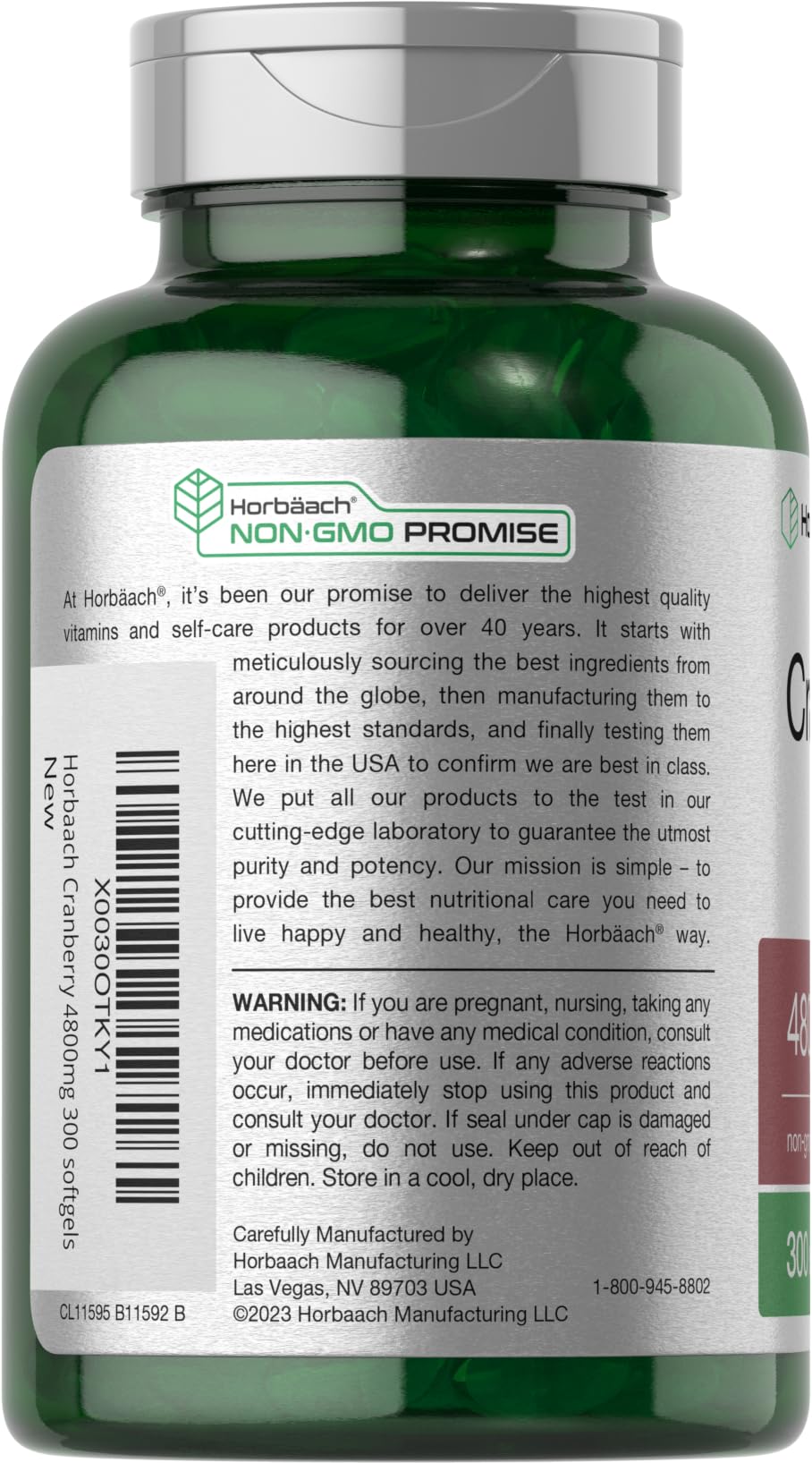Horbaach Herbal Supplement Softgels Close Up